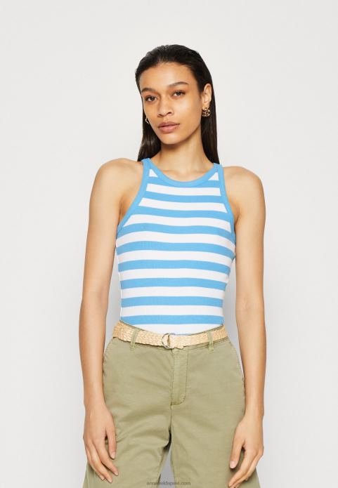 sievietes 2 iepakojumu tops zils/balts/balts 2LHT449 Anna Field