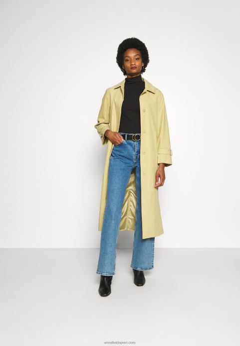 sievietes 2 paciņas melns tops ar garām piedurknēm 2LHT588 Anna Field