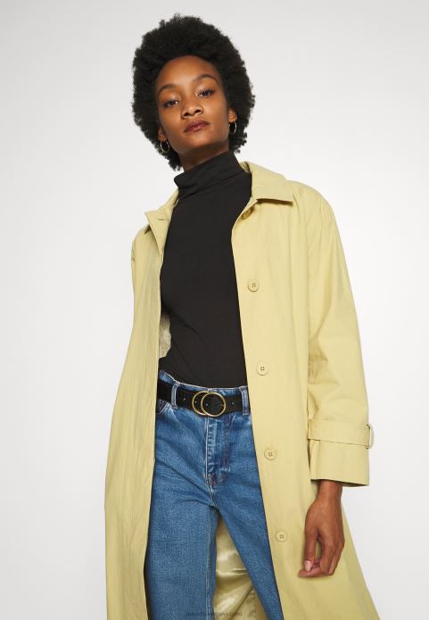 sievietes 2 paciņas melns tops ar garām piedurknēm 2LHT588 Anna Field