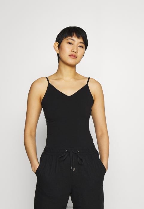 sievietes 5 paciņu tops melns 2LHT485 Anna Field