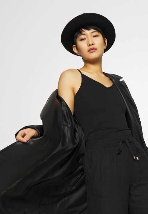 sievietes 5 paciņu tops melns 2LHT485 Anna Field