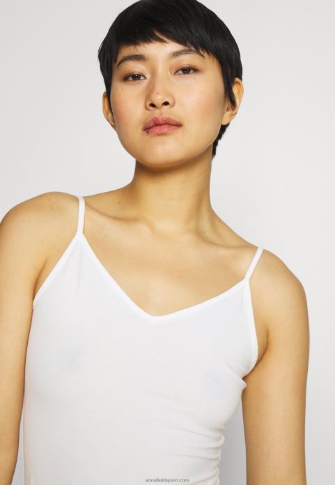 sievietes 5 pack top melns/balts/raibs gaiši pelēks 2LHT481 Anna Field