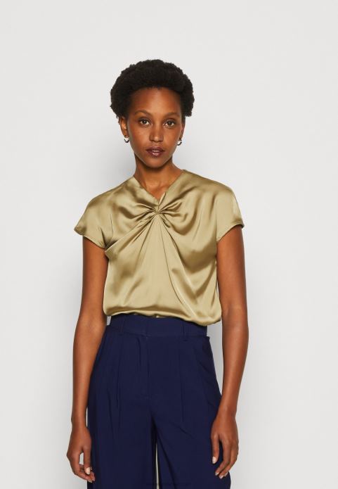 sievietes apdrukāts t-krekls haki 2LHT285 Anna Field