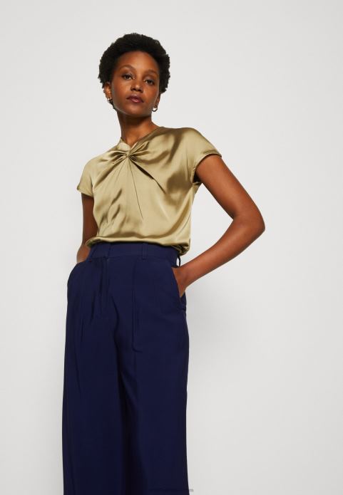 sievietes apdrukāts t-krekls haki 2LHT285 Anna Field