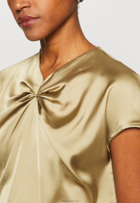 sievietes apdrukāts t-krekls haki 2LHT285 Anna Field