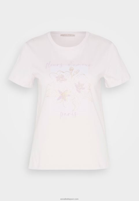 sievietes apdruka t-krekls ceriņi 2LHT345 Anna Field