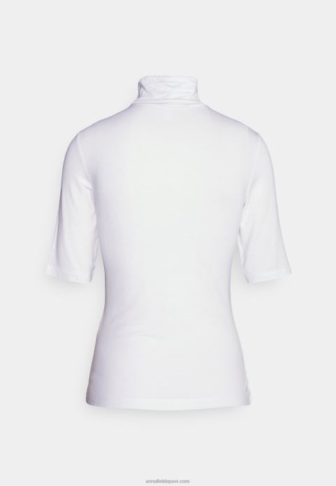 sievietes apdrukas t-krekls balts 2LHT272 Anna Field