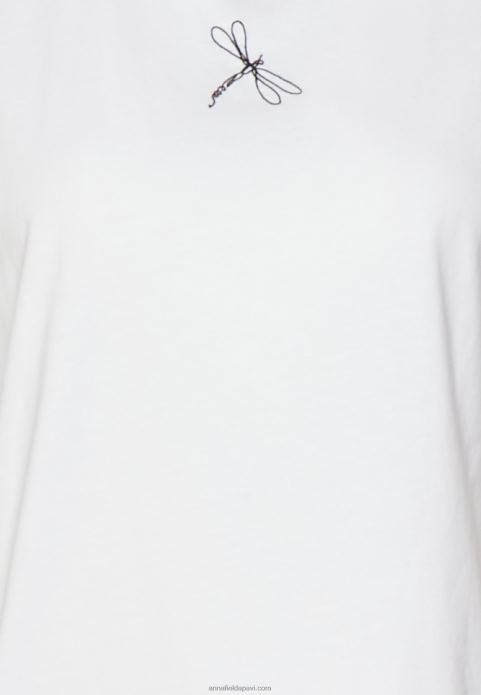 sievietes apdrukas t-krekls balts 2LHT299 Anna Field