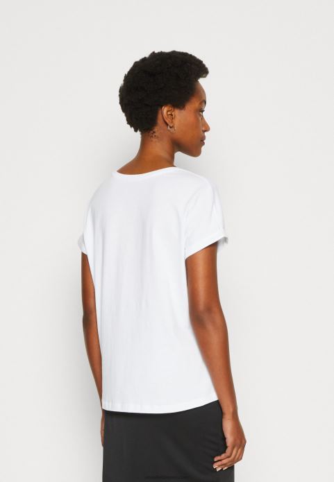 sievietes apdrukas t-krekls balts 2LHT333 Anna Field