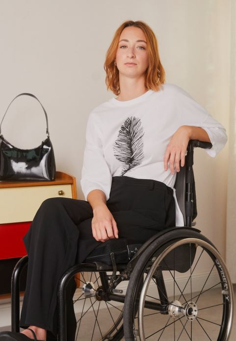 sievietes apdrukas t-krekls balts 2LHT371 Anna Field