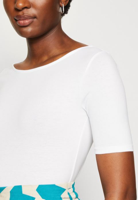 sievietes apdrukas t-krekls gaiši zils/balts 2LHT292 Anna Field