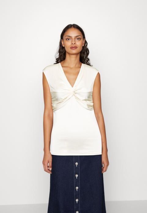 sievietes apdrukas t-krekls gandrīz balts 2LHT311 Anna Field