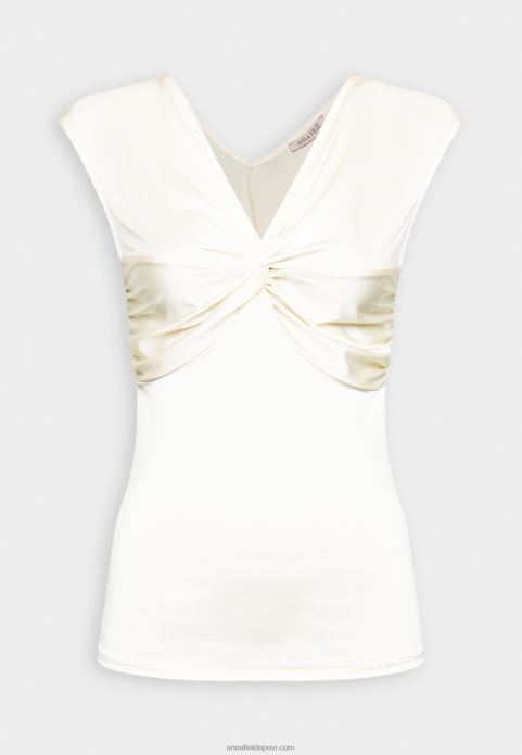 sievietes apdrukas t-krekls gandrīz balts 2LHT311 Anna Field