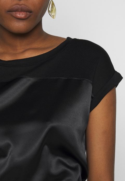 sievietes apdrukas t-krekls melns 2LHT274 Anna Field