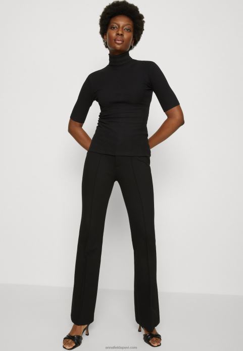 sievietes apdrukas t-krekls melns 2LHT291 Anna Field