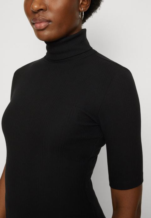 sievietes apdrukas t-krekls melns 2LHT291 Anna Field