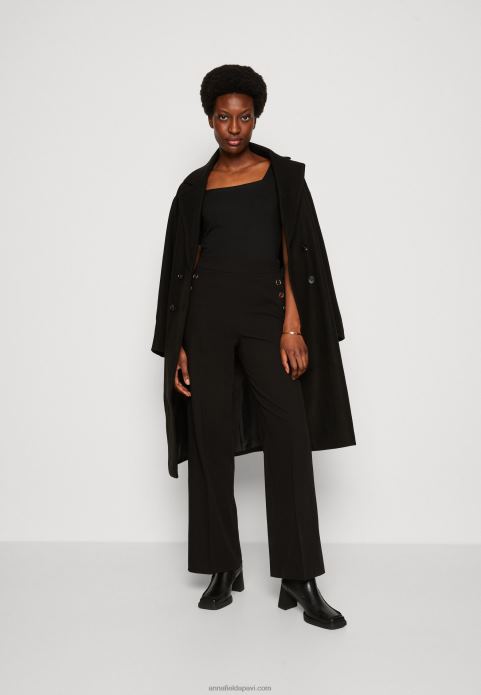 sievietes apdrukas t-krekls melns 2LHT375 Anna Field