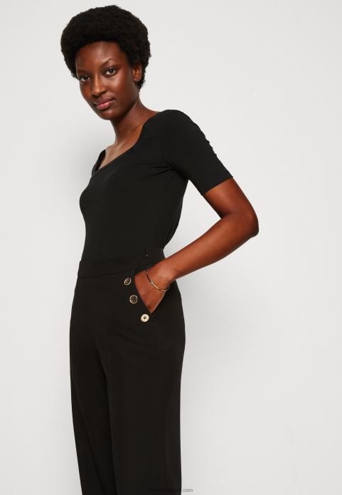 sievietes apdrukas t-krekls melns 2LHT375 Anna Field