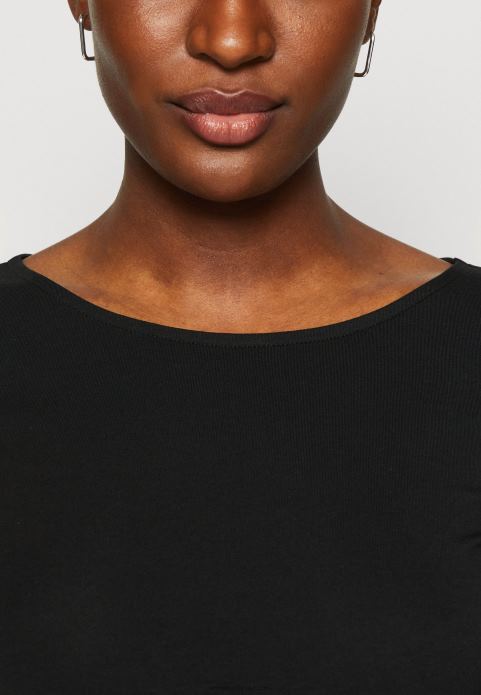 sievietes apdrukas t-krekls melns/melns 2LHT366 Anna Field