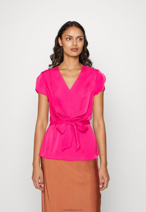 sievietes apdrukas t-krekls rozā krāsā 2LHT262 Anna Field