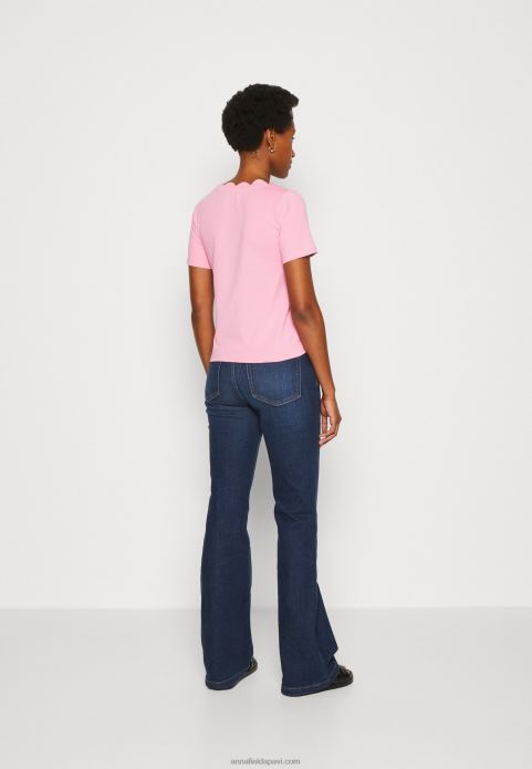 sievietes apdrukas t-krekls rozā krāsā 2LHT269 Anna Field