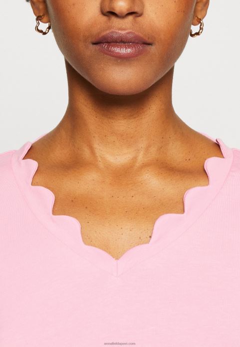 sievietes apdrukas t-krekls rozā krāsā 2LHT269 Anna Field