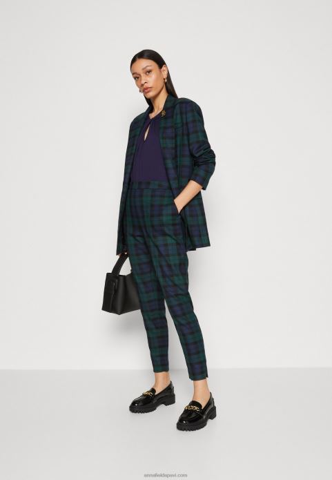 sievietes apdrukas t-krekls tumši zils 2LHT355 Anna Field