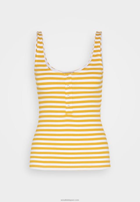 sievietes augšdaļa balta/dzeltena 2LHT419 Anna Field