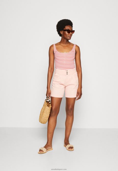 sievietes augšdaļa balta/sarkana 2LHT418 Anna Field