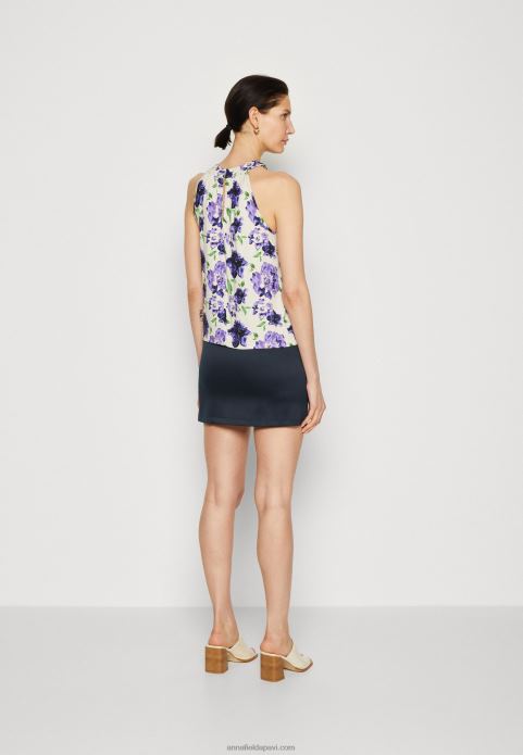 sievietes augšdaļa balta/zila 2LHT422 Anna Field