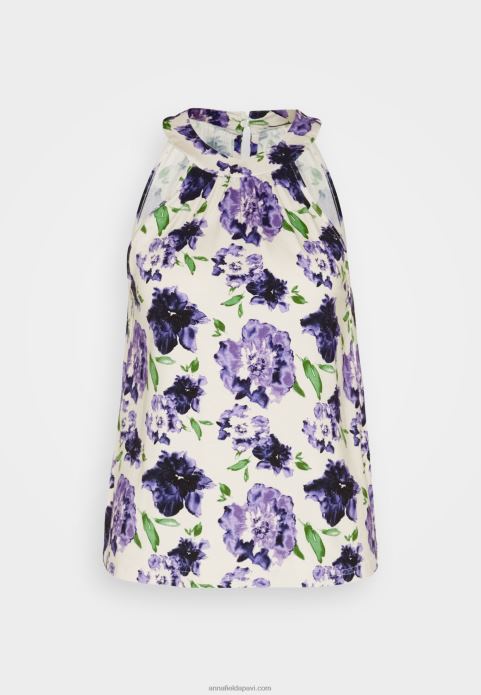 sievietes augšdaļa balta/zila 2LHT422 Anna Field