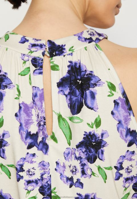 sievietes augšdaļa balta/zila 2LHT422 Anna Field