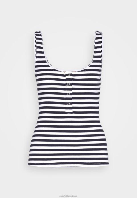 sievietes augšdaļa balta/zila 2LHT467 Anna Field