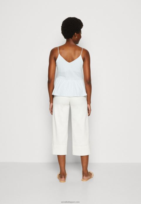 sievietes augšdaļa gaiši zila/balta 2LHT450 Anna Field