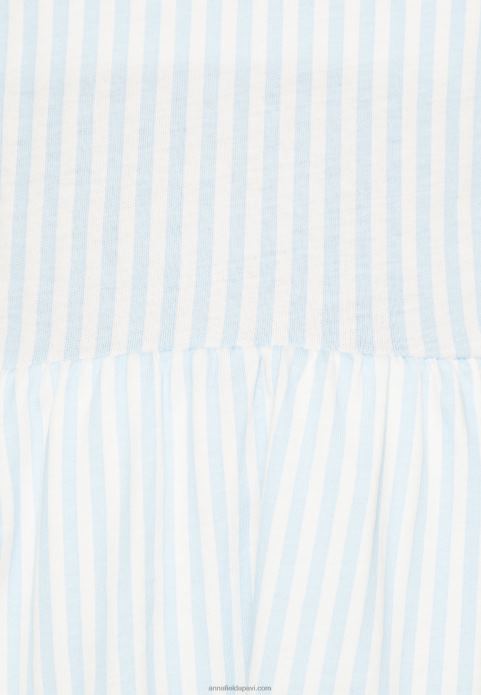 sievietes augšdaļa gaiši zila/balta 2LHT450 Anna Field