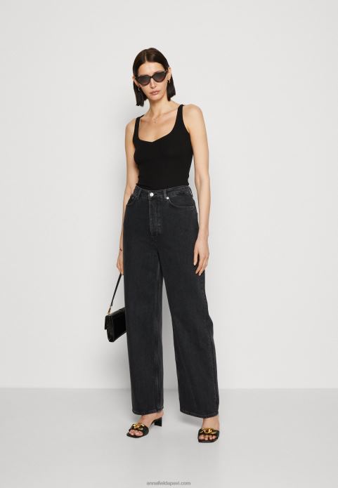 sievietes augšdaļa melna 2LHT406 Anna Field