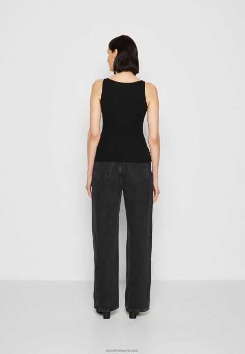 sievietes augšdaļa melna 2LHT406 Anna Field