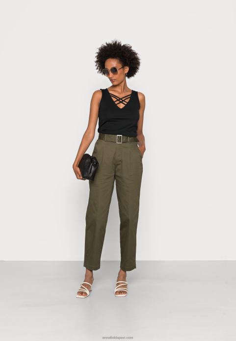 sievietes augšdaļa melna 2LHT423 Anna Field