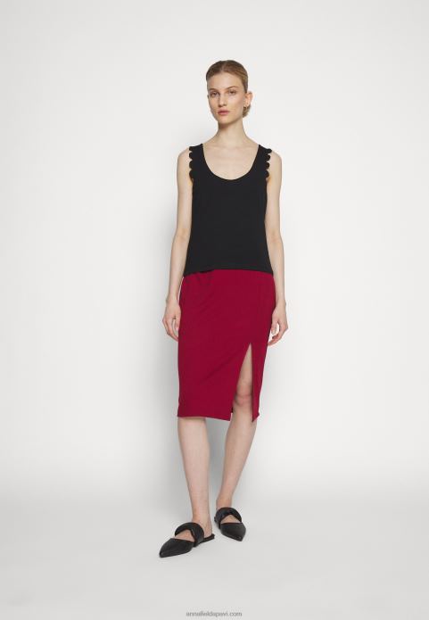 sievietes augšdaļa melna 2LHT439 Anna Field