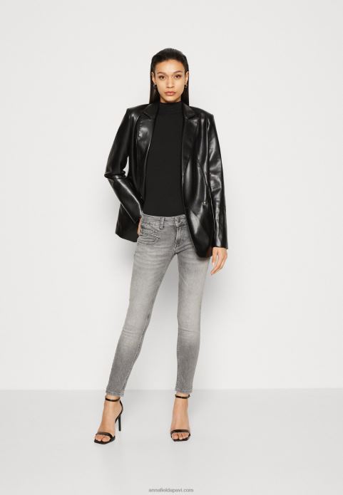 sievietes augšdaļa melna 2LHT466 Anna Field