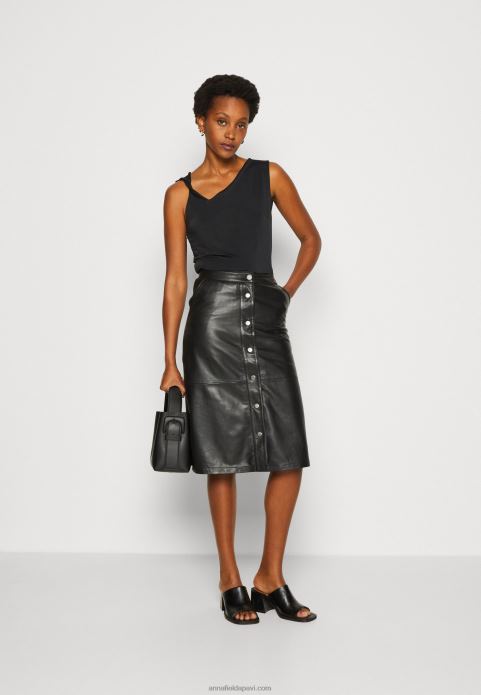 sievietes augšdaļa melna 2LHT474 Anna Field