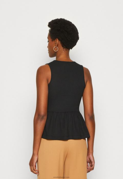 sievietes augšdaļa melna 2LHT488 Anna Field