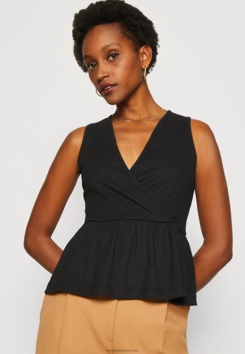 sievietes augšdaļa melna 2LHT488 Anna Field