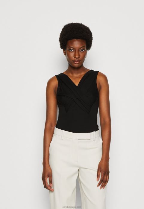 sievietes augšdaļa melna 2LHT498 Anna Field