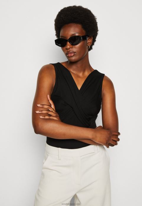 sievietes augšdaļa melna 2LHT498 Anna Field