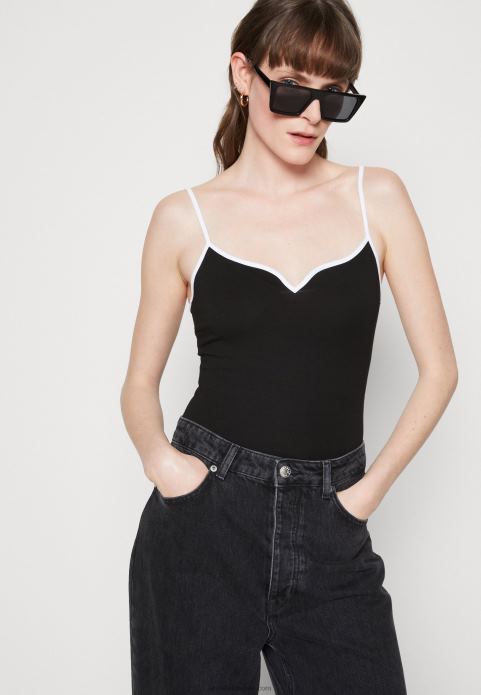 sievietes augšdaļa melna 2LHT503 Anna Field