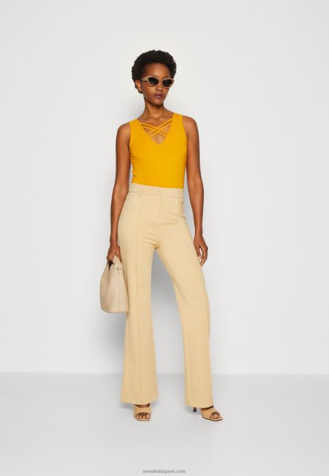 sievietes augšdaļa tumši dzeltena 2LHT461 Anna Field