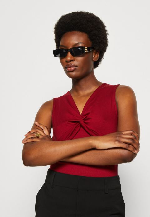 sievietes augšdaļa tumši sarkana 2LHT480 Anna Field