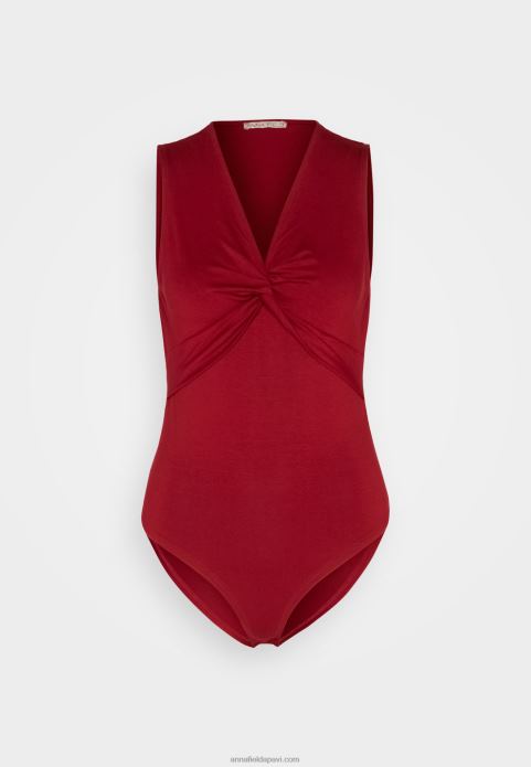 sievietes augšdaļa tumši sarkana 2LHT480 Anna Field