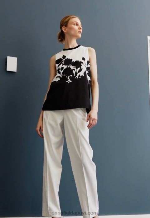 sievietes blūze melna/balta 2LHT504 Anna Field